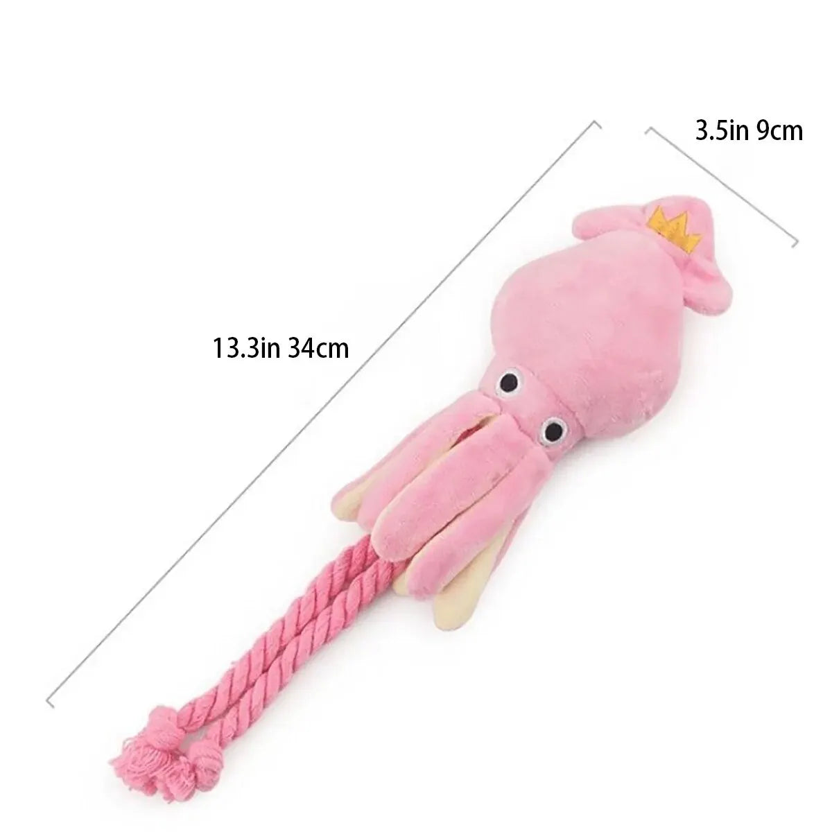 Pet Octopus Plush Rope Chew Toy — Bite-Resistant Interactive Dog Toy