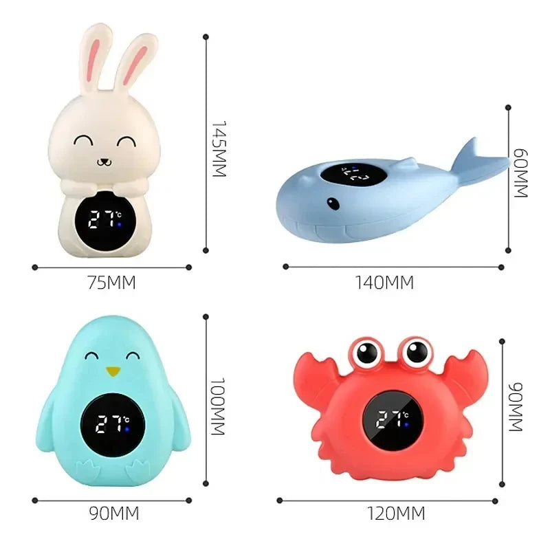 Baby Bath Thermometer with LED Display — Floating Water Tester