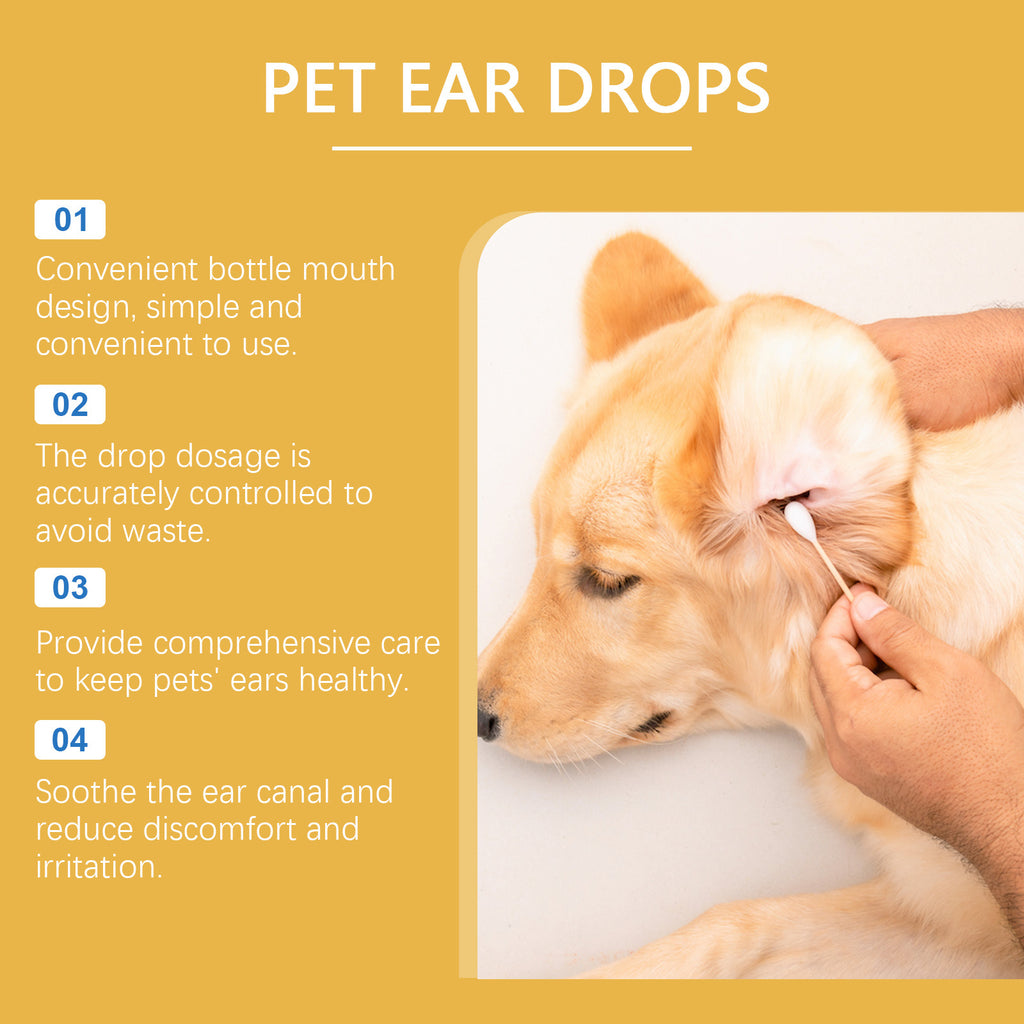 Pet Ear Care Drops – Gentle Cleaner for Dogs & Cats | 20mL